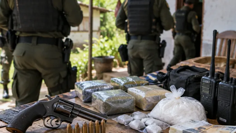 Dos capturados con armas, droga, oro y dinero en operativo en Cáceres