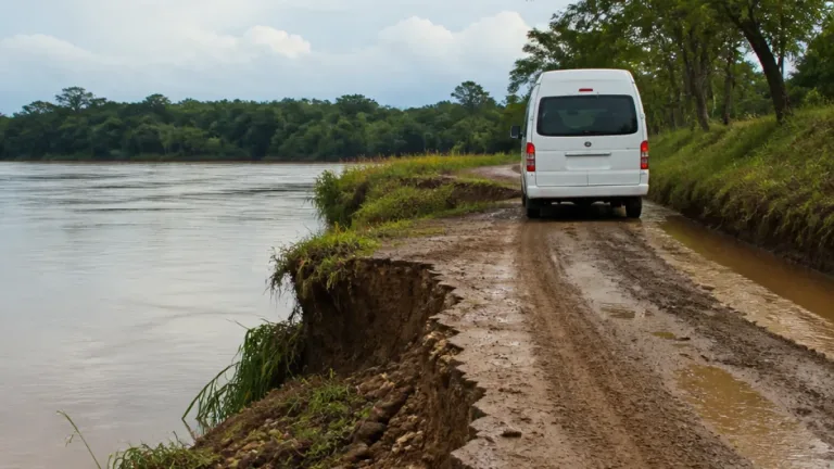 Lluvias y erosión del río Nechí afectan el transporte escolar en El Bagre